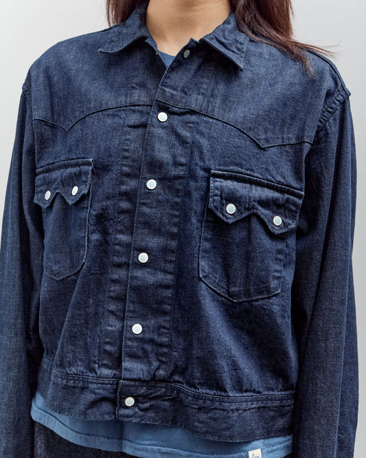 orSlow Short Western Shirt, One Wash