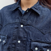 orSlow Short Western Shirt, One Wash