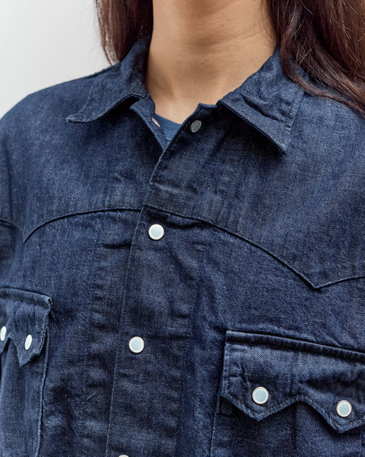 orSlow Short Western Shirt, One Wash