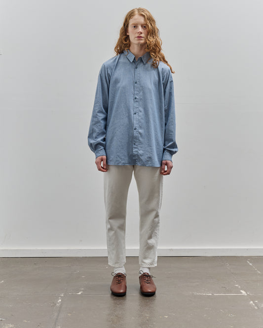 Postalco Free Arm Shirt Straight Fit, Light Chambray