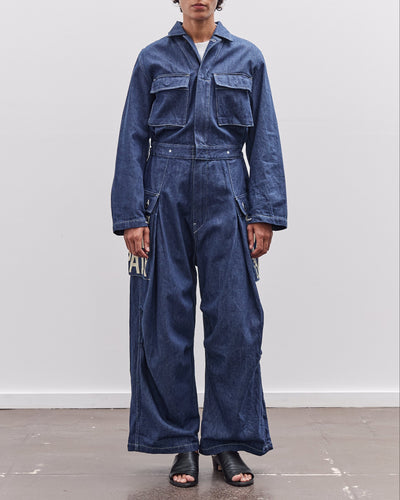 Kapital 11.5Oz Denim Monkey Jumpsuit, Factory-Repair & Embroidery, Idg