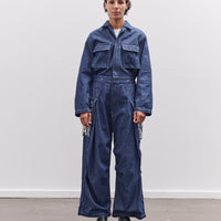Kapital 11.5Oz Denim Monkey Jumpsuit, Factory-Repair & Embroidery, Idg
