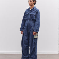 Kapital 11.5Oz Denim Monkey Jumpsuit, Factory-Repair & Embroidery, Idg