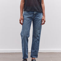 orSlow 105W 60's Selvedge Denim Jeans Zipper Fly, 2 Year Wash