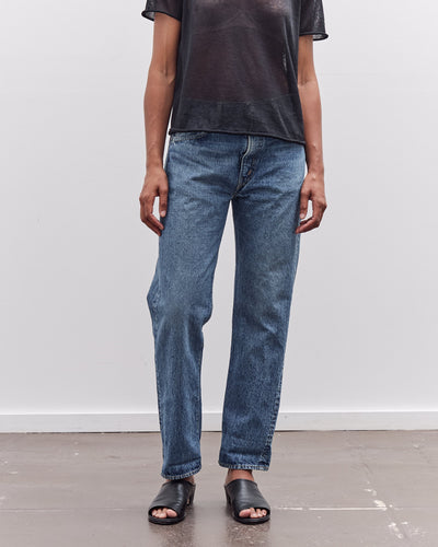 orSlow 105W 60's Selvedge Denim Jeans Zipper Fly, 2 Year Wash