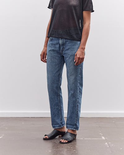 orSlow 105W 60's Selvedge Denim Jeans Zipper Fly, 2 Year Wash