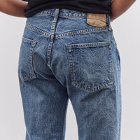 orSlow 105W 60's Selvedge Denim Jeans Zipper Fly, 2 Year Wash