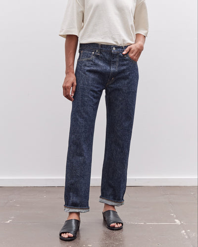 orSlow 105W 60's Selvedge Denim Jeans Zipper Fly, One Wash