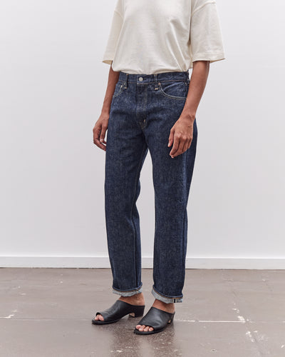 orSlow 105W 60's Selvedge Denim Jeans Zipper Fly, One Wash
