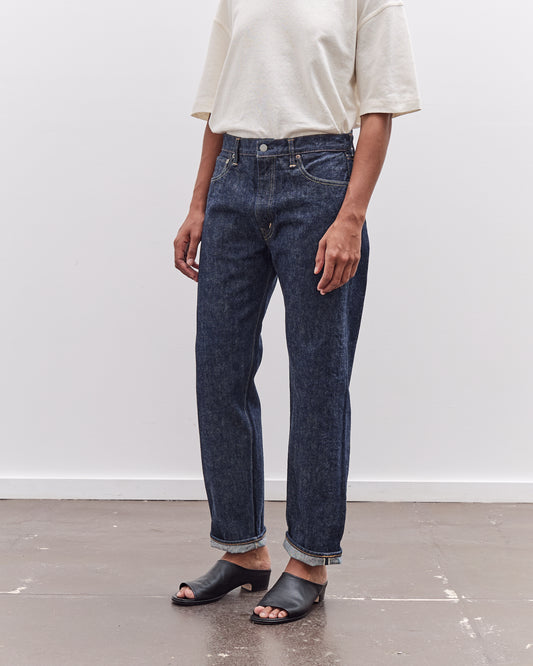 orSlow 105W 60's Selvedge Denim Jeans Zipper Fly, One Wash