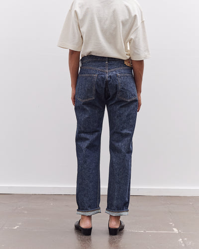 orSlow 105W 60's Selvedge Denim Jeans Zipper Fly, One Wash
