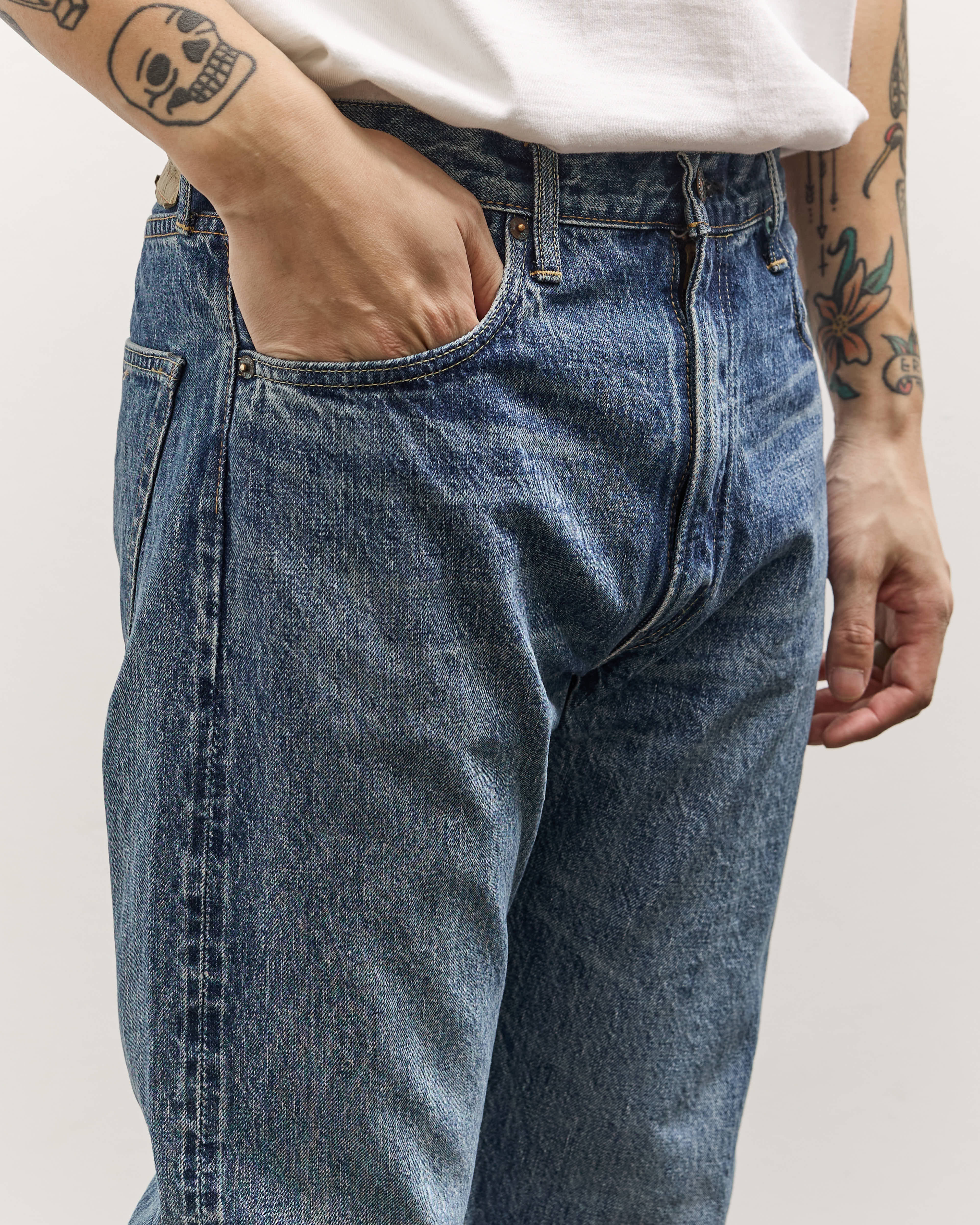 OrSlow 2 Year Wash Slim Fit Denim | Glasswing Shop