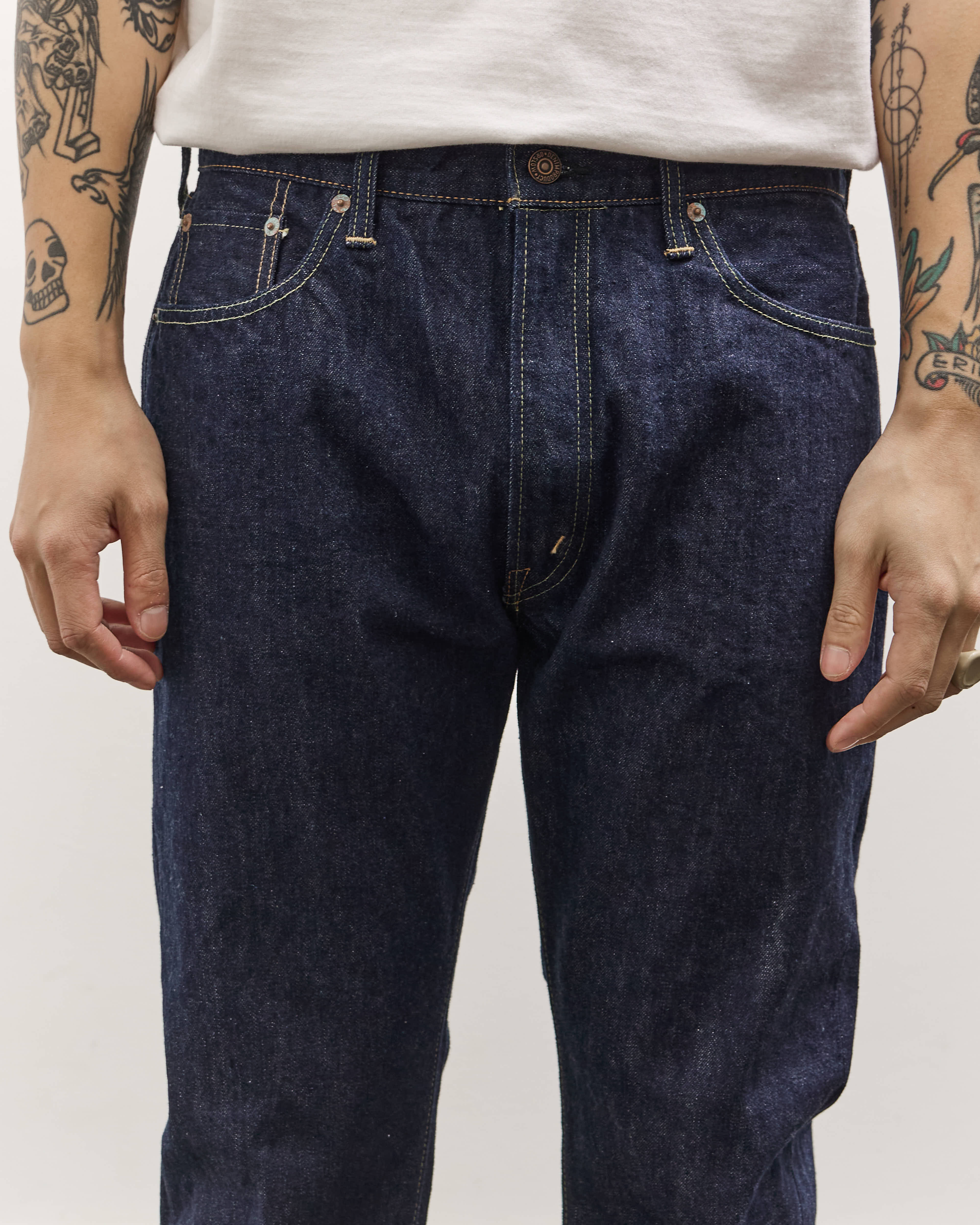 OrSlow One Wash Slim Fit Denim | Glasswing Shop