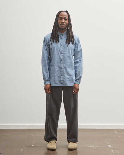 orSlow Dad's Fit Painter Pants, Black Denim Stone