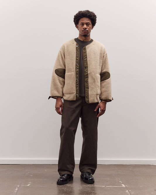 orSlow Wide Fit French Work Pant, Coffee Brown