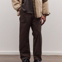 orSlow Wide Fit French Work Pant, Coffee Brown