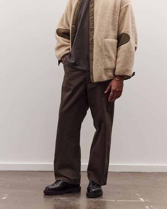 orSlow Wide Fit French Work Pant, Coffee Brown