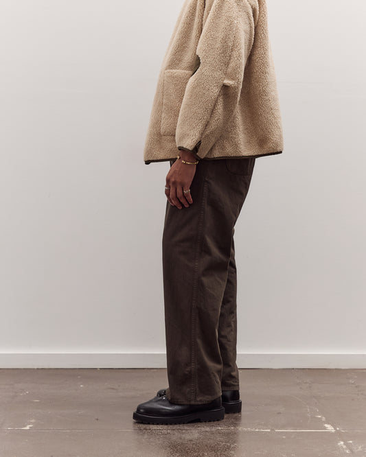 orSlow Wide Fit French Work Pant, Coffee Brown