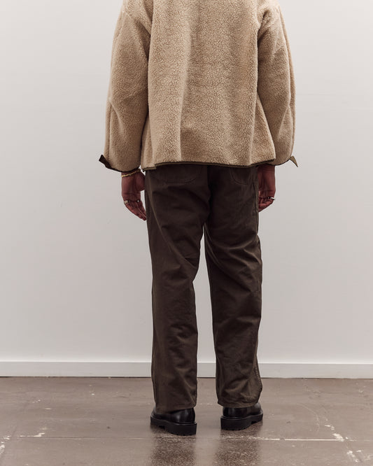 orSlow Wide Fit French Work Pant, Coffee Brown