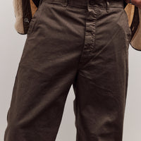orSlow Wide Fit French Work Pant, Coffee Brown