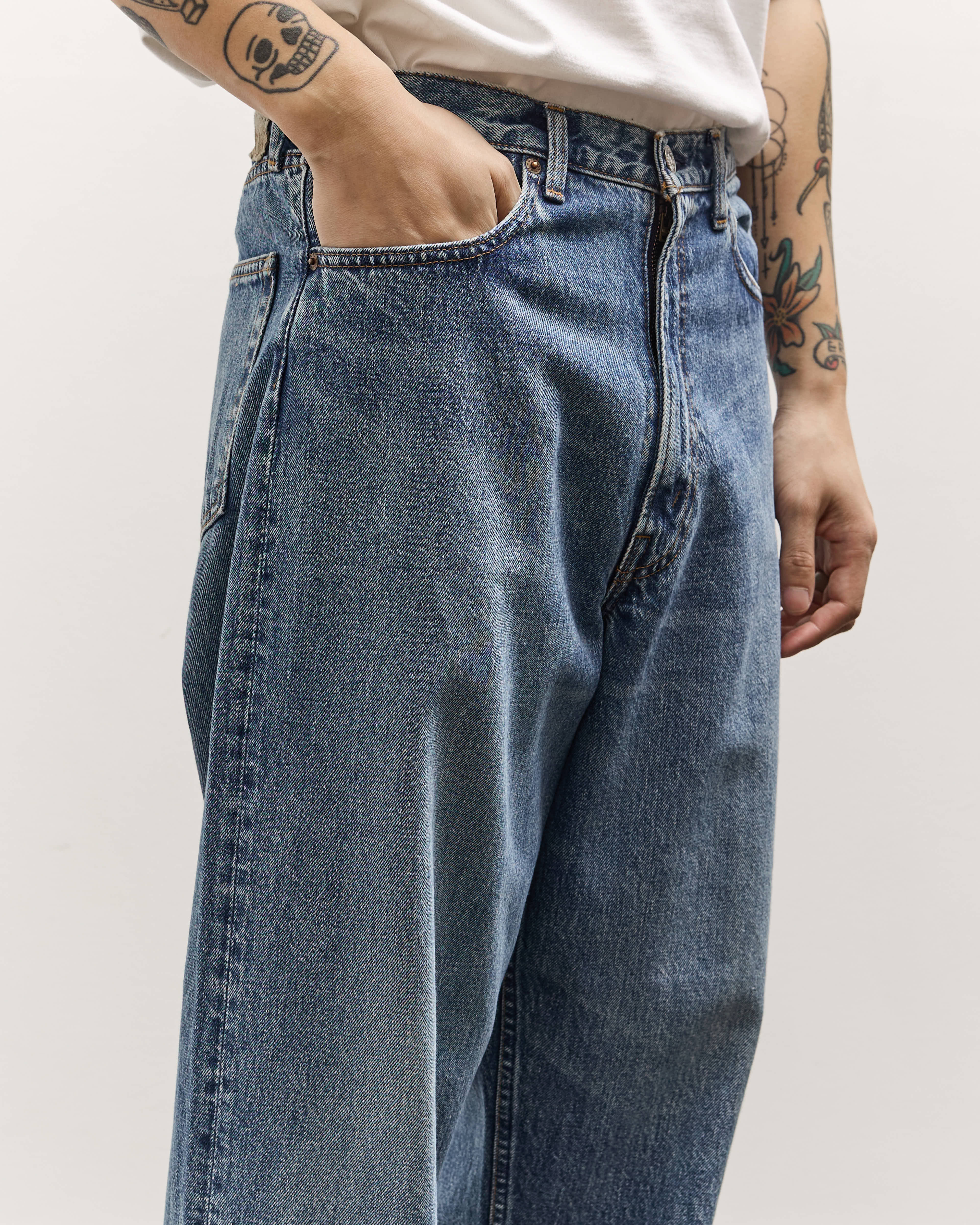 orSlow Super Dad's Denim Pants Unisex, Denim Used – Glasswing