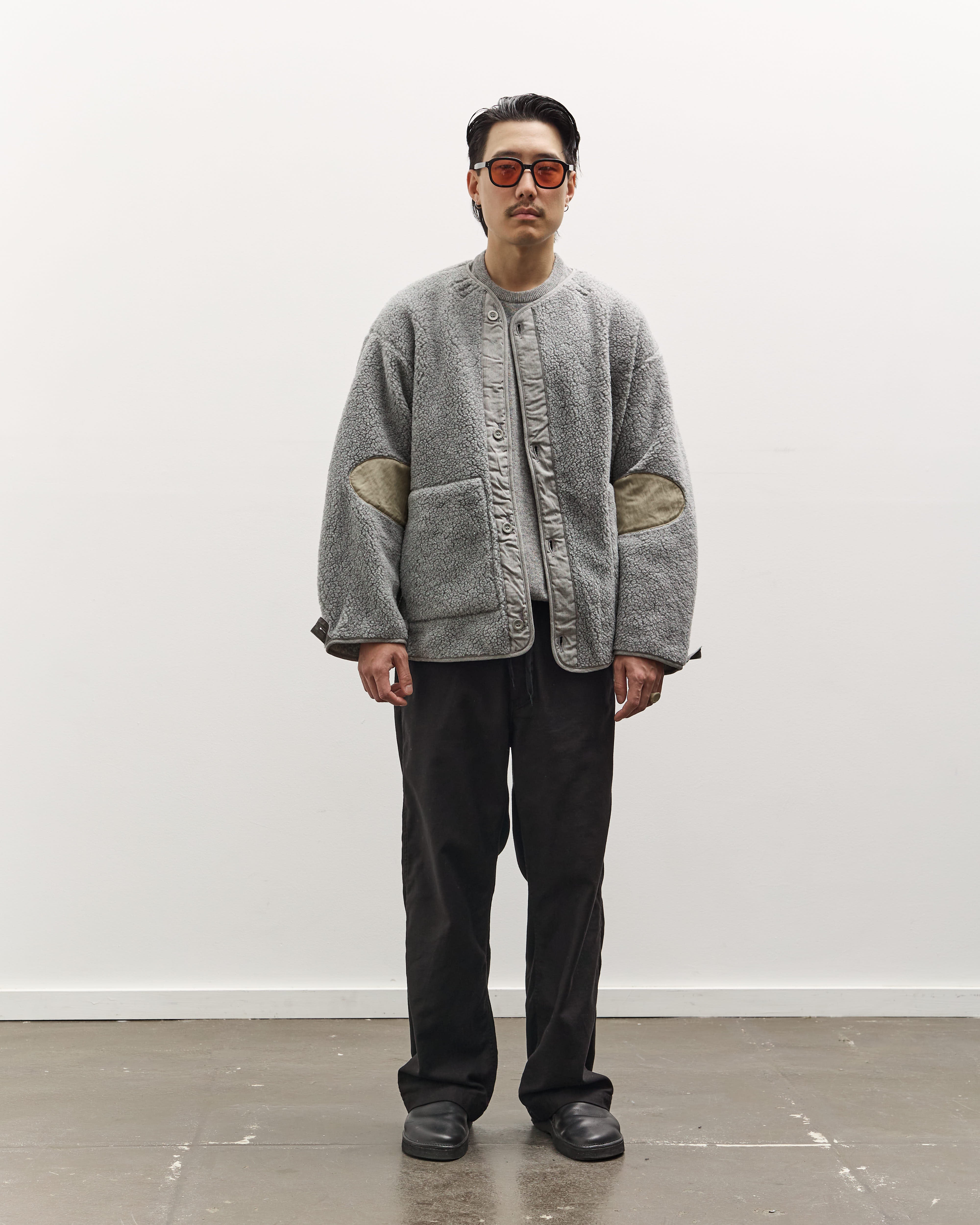 orSlow M65 Fish Tail Coat Liner Unisex, Grey – Glasswing