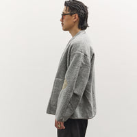 orSlow M65 Fish Tail Coat Liner, Grey