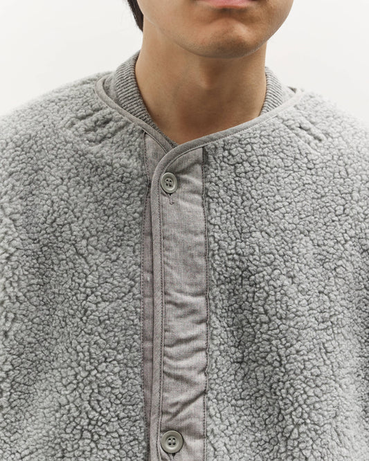 orSlow M65 Fish Tail Coat Liner, Grey