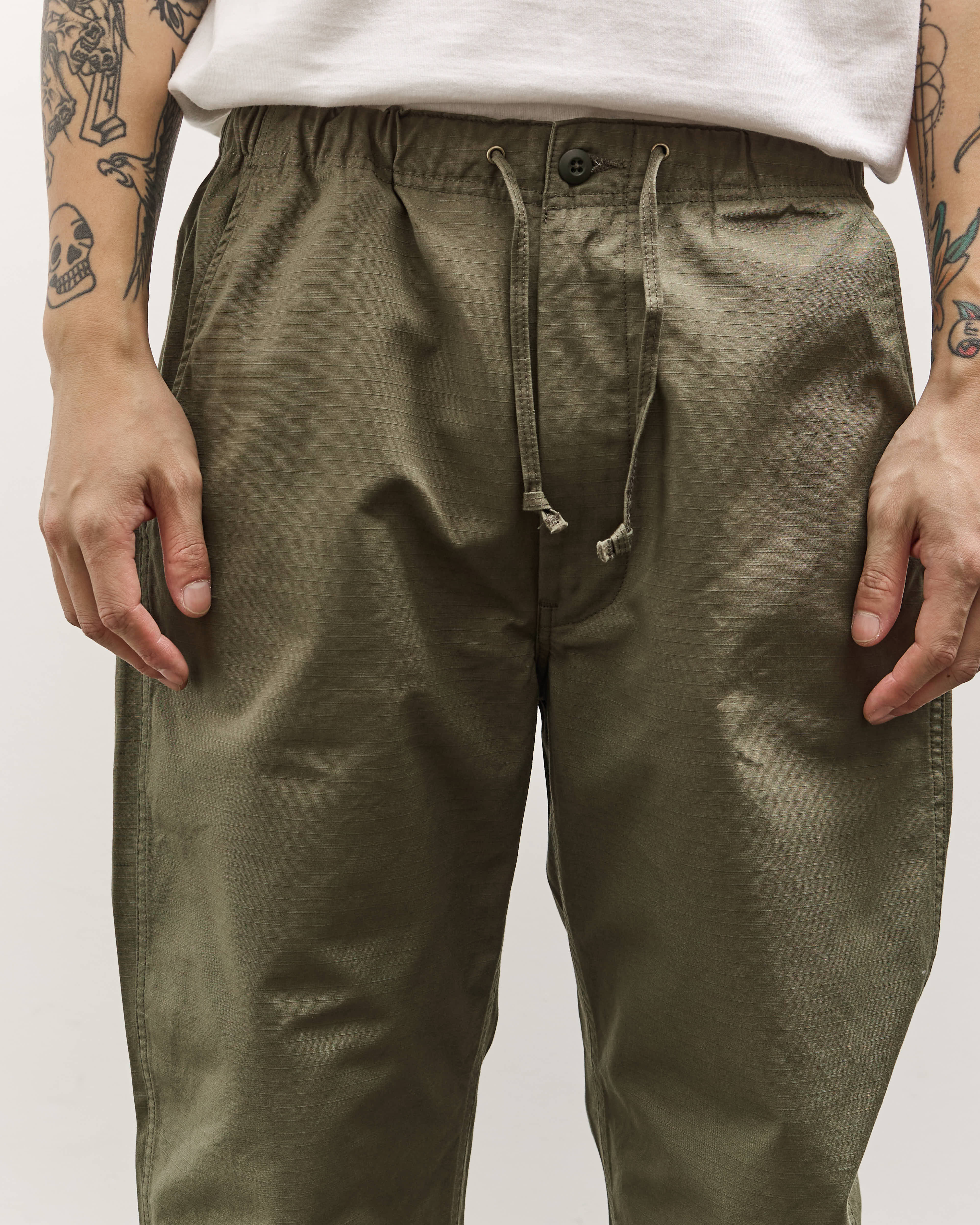 OrSlow Ripstop New Yorker Pant, Army Green – Glasswing