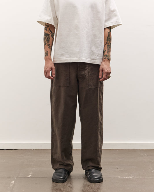 orSlow Relax Fit Fatigue Pant, Charcoal Grey