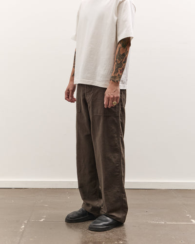 orSlow Relax Fit Fatigue Pant, Charcoal Grey