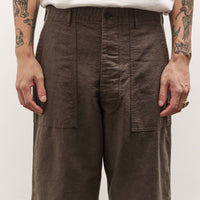 orSlow Relax Fit Fatigue Pant, Charcoal Grey