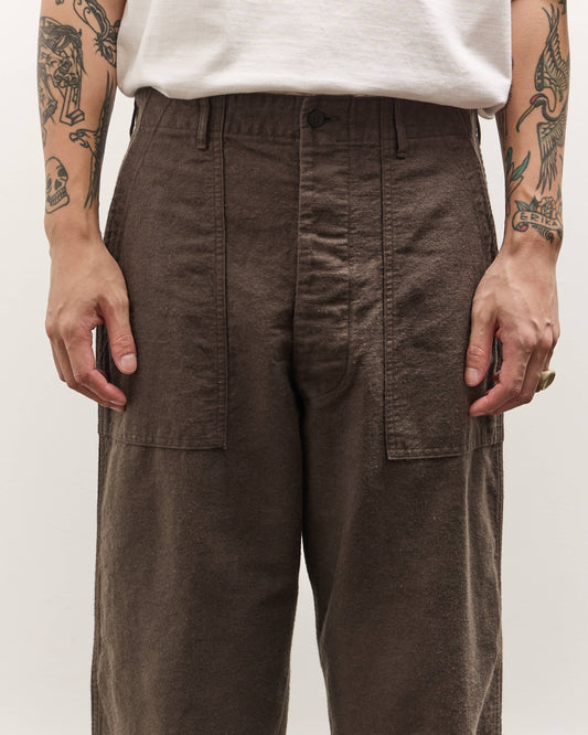 orSlow Relax Fit Fatigue Pant, Charcoal Grey