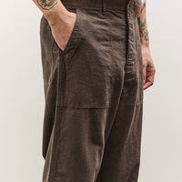 orSlow Relax Fit Fatigue Pant, Charcoal Grey