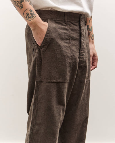 orSlow Relax Fit Fatigue Pant, Charcoal Grey