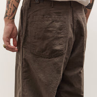 orSlow Relax Fit Fatigue Pant, Charcoal Grey