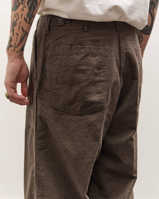 orSlow Relax Fit Fatigue Pant, Charcoal Grey