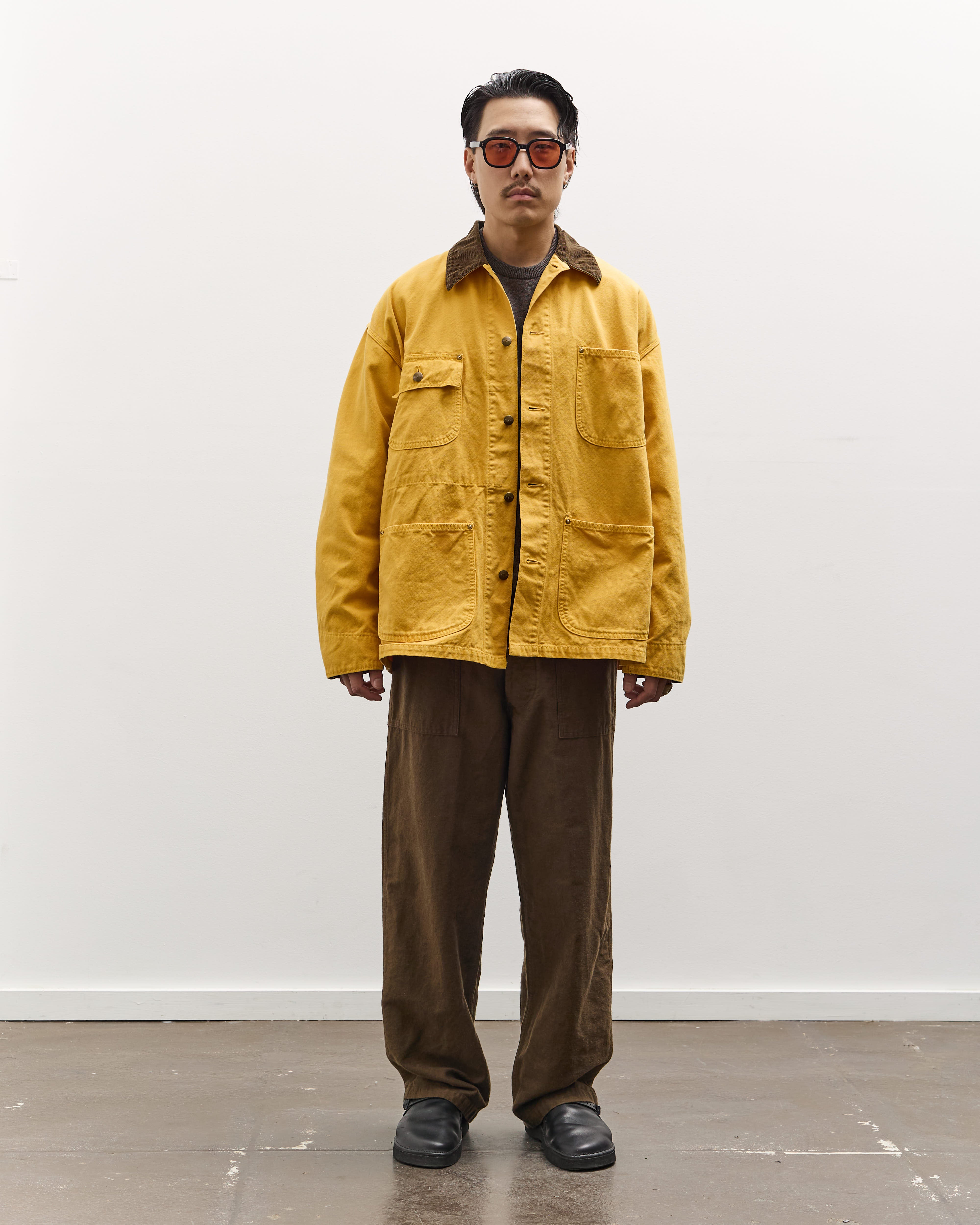 orSlow Relaxed Fit Oxford Coverall Unisex, Yellow – Glasswing
