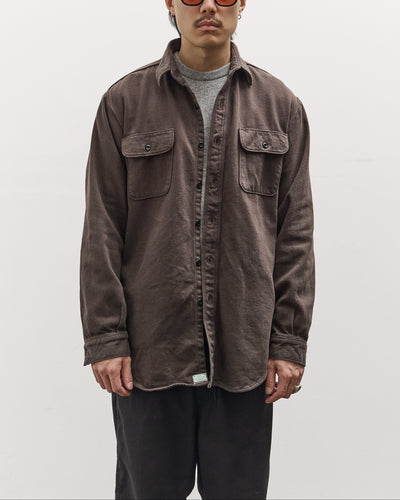 orSlow Relax Fit Flannel, Coffee Brown