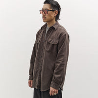 orSlow Relax Fit Flannel, Coffee Brown