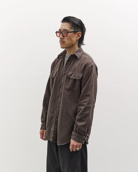orSlow Relax Fit Flannel, Coffee Brown