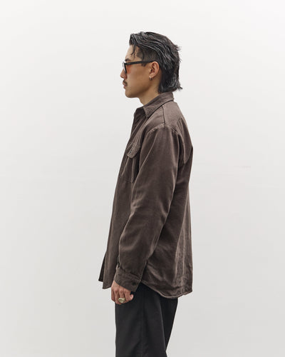 orSlow Relax Fit Flannel, Coffee Brown