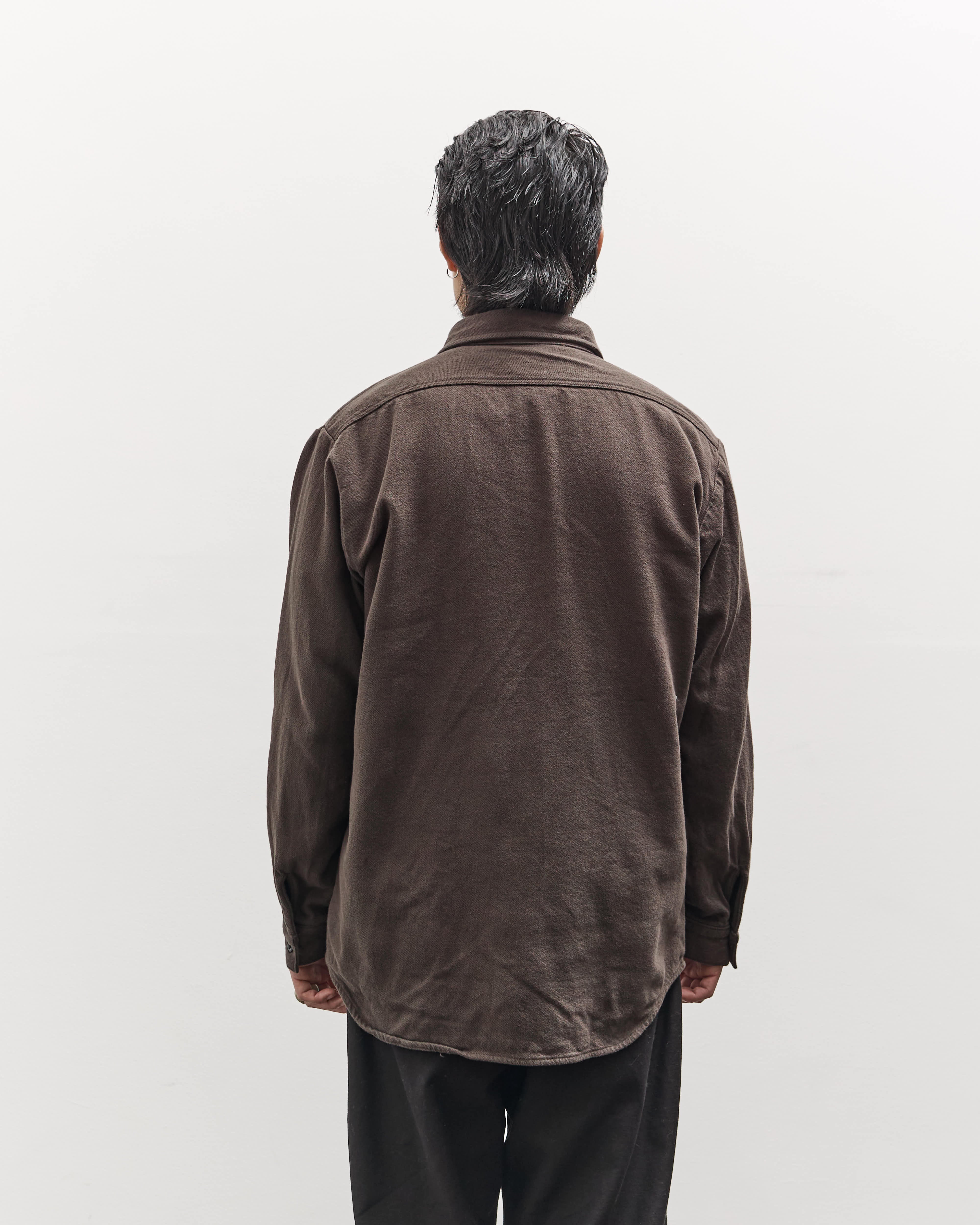 トップス orSlowRELAX FIT HEAVYWEIGHT FLANNELSHIRT organic-cotton-relax-fit-