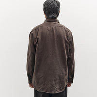 orSlow Relax Fit Flannel, Coffee Brown