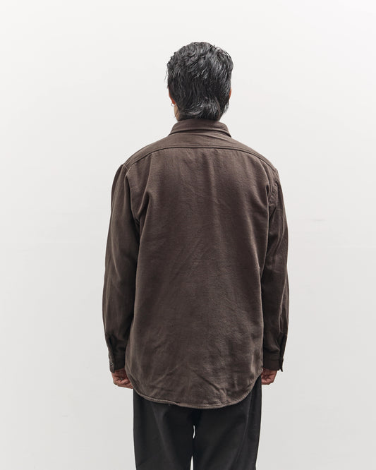 orSlow Relax Fit Flannel, Coffee Brown