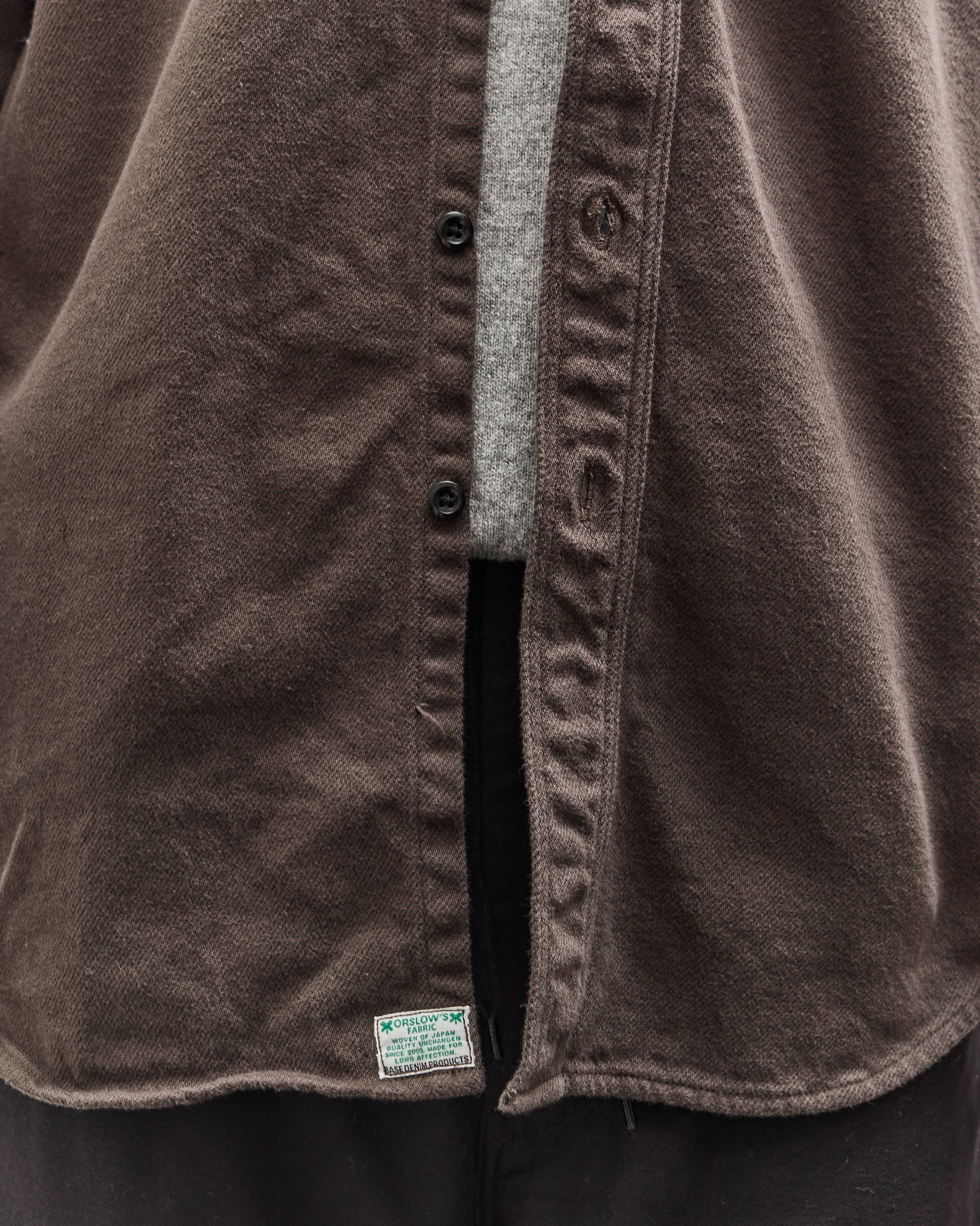 トップス orSlowRELAX FIT HEAVYWEIGHT FLANNELSHIRT トップス orSlowRELAX FIT HEAVYWEIGHT FLANNELSHIRT Organic Cotton