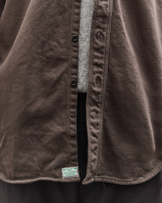 orSlow Relax Fit Flannel, Coffee Brown