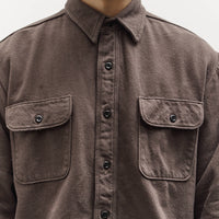 orSlow Relax Fit Flannel, Coffee Brown
