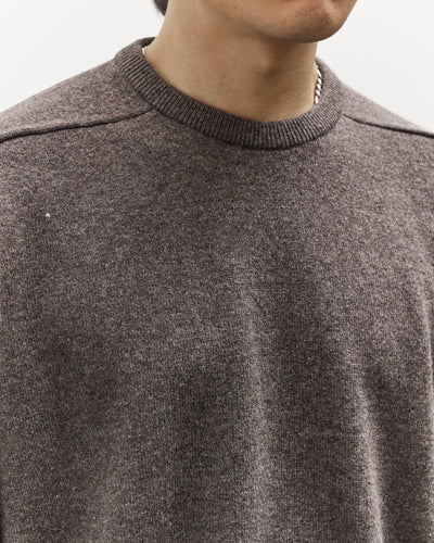 orSlow Simple Crewneck Sweater, Coffee Brown