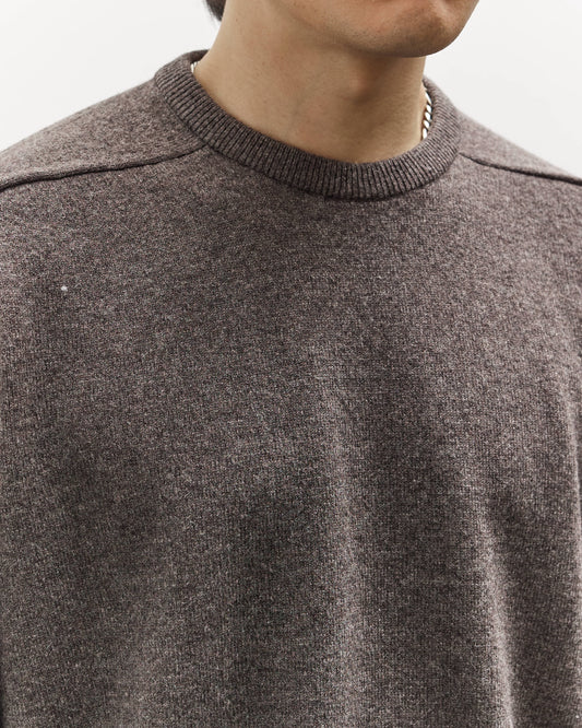 orSlow Simple Crewneck Sweater, Coffee Brown